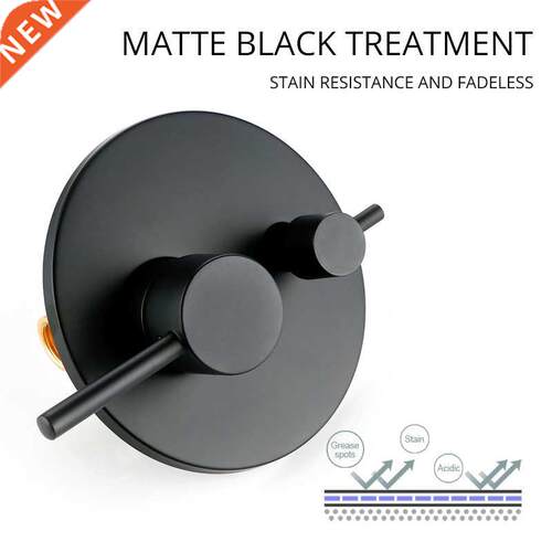 Brass Black Bathroom Shower Set 8