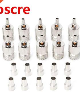 10 Sets UHF Female Jack SO239 Crimp RF Connector Coaxial Ada