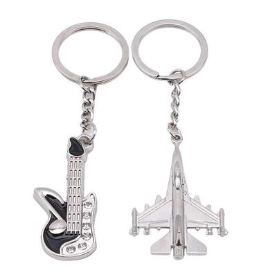 Airplane Guitars Car Keychain Metal Alloy Car Keychains Pend