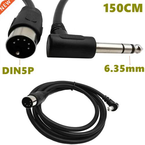 6.5mm (1/4 Inch)TRS Stereo Jack Audio Cable Din 5 Pin MIDI