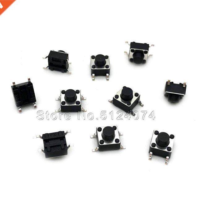 100pcs/lot 6*6*5.5MM 4pin touch switch SMD micro/key switch