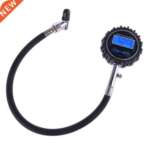 LCD Digital Tire Air Pressure Gauge 200PSI Air Chuck 适用于