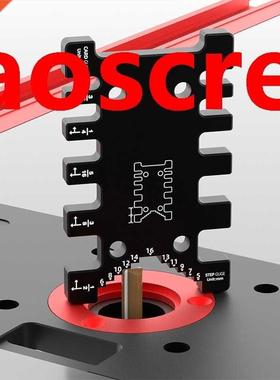 2 In1 Woodworking Measuring Ruler Mortise and Tenon Router