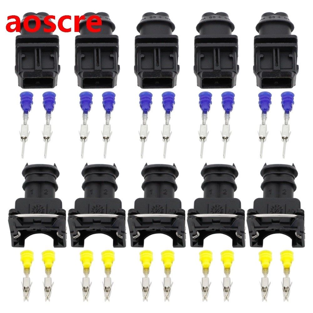 5 Sets 2 Pin AMP JPT Style 3.5mm Series 2 pin DJ7021B-3.5-11