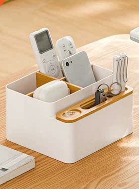 Wooden Storage Holder Desktop Storage Box Case Tissue Box St