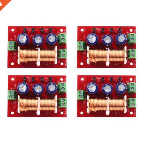4X 400W Speaker Crossover 2 Way High-Low 4-16 Ohm Frequency