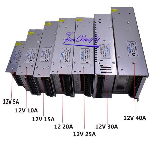 AC110V-220V TO DC12V 5A 10A 15A 20A 25A 30A 42A Switch Power