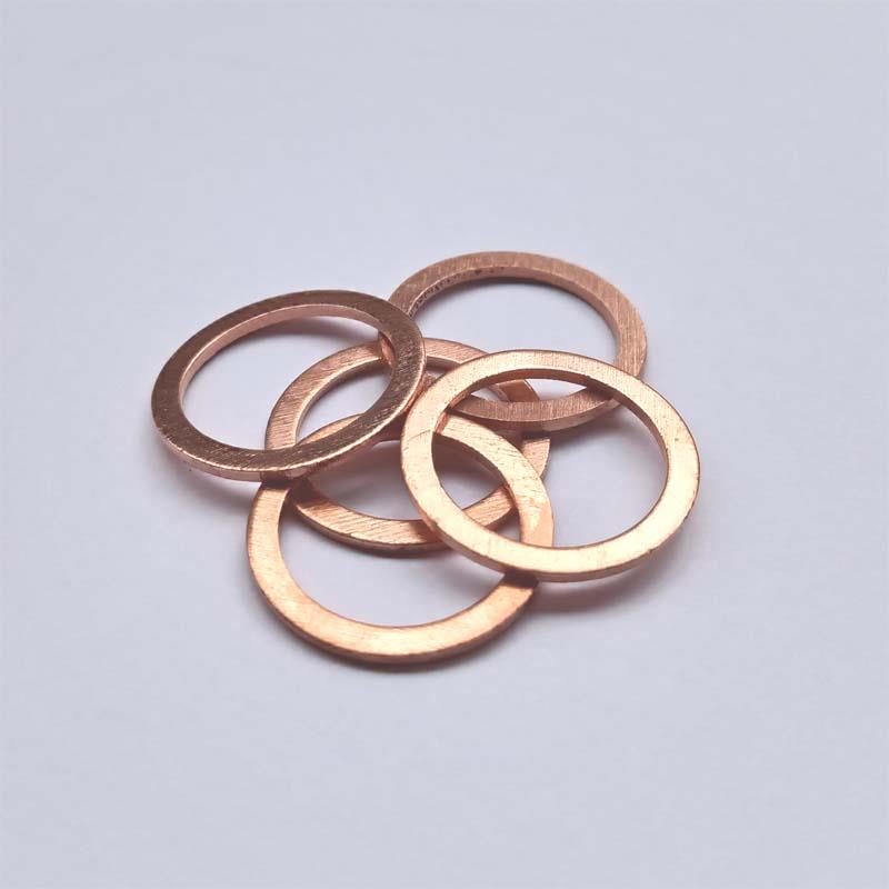 100pcs/set M4-M14 Professional Assorted Copper Washer Gasket