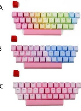 RGB PBT 35 Keys OEM Double Shot Backlit Keycaps for cherry M