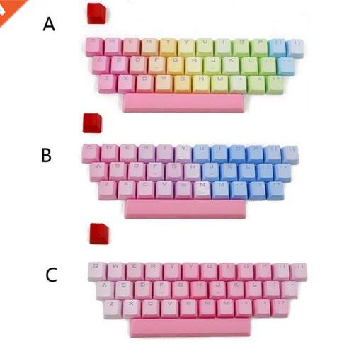 RGB PBT 35 Keys OEM Double Shot Backlit Keycaps for cherry M