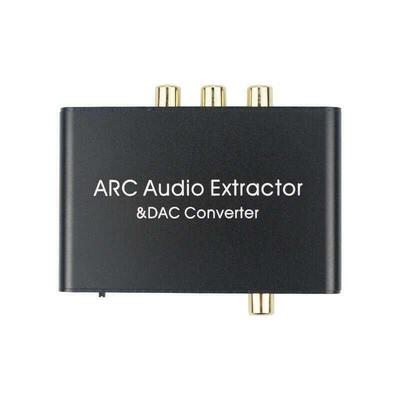 HDMI-Compatible ARC Audio Converter Digital to Analog DAC SP