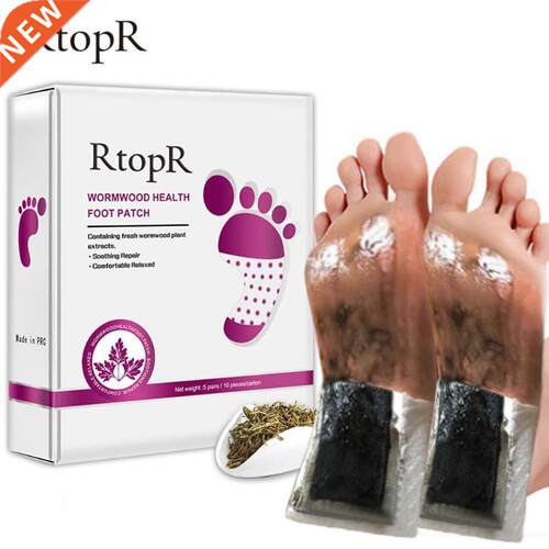 10 pairs RtopR Trtion Chinese Medicine Detox Foot Patch
