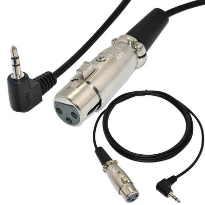 90 Female XLR to DC.5 Male Cable 1FT