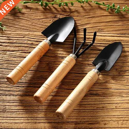 3pcs Mini Garden Shovel Rake Spade Erramientas Bonsai Tools