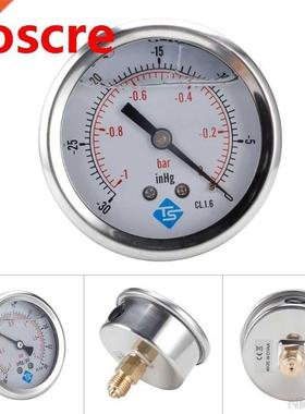 Compound Pressure Vacuum Gauge Glycerine Filled 68mm -1~0/1/