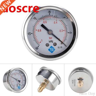 Compound Pressure Vacuum Gauge Glycerine Filled 68mm -1~0/1/