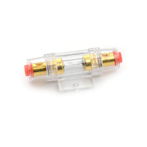 4 Gold Plated Fuse Holder Block Audio In Line AMP Amplifier