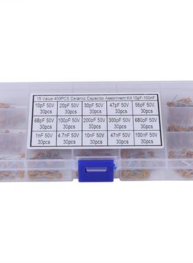 450pcs 15 Value 10pF-100nF Multi-layer Ceramic Capacitor Ass