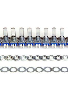 10pcs 12mm switch rotary encoder with key switch