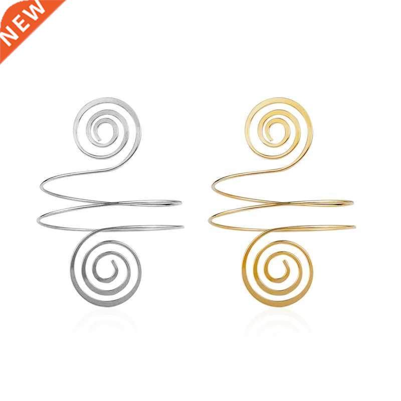 Retro Greek Roman Open Ended Spiral Shape Bracelet Armband U