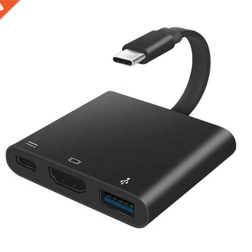 Flat Wire Type C To HDMI-compatible USB.0 PD  In 1 Flat Wi