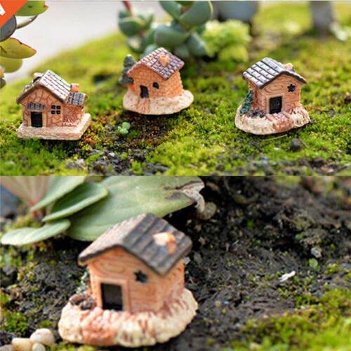 Pcs  Micro fairy garden figurines kawaii wood board hous