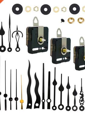 3 Pieces  Silent Long Shaft Quartz Clock Movement Mechani