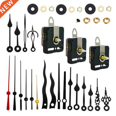 3 Pieces  Silent Long Shaft Quartz Clock Movement Mechani