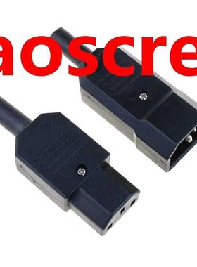 THGS 250V 10A Power Connector IEC 320 C14 Plug to C13 Socket