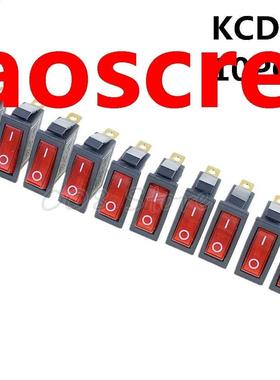 Prootion! 10Pcs 3 Pin SPST Neon Light On/Off Rocker Switch