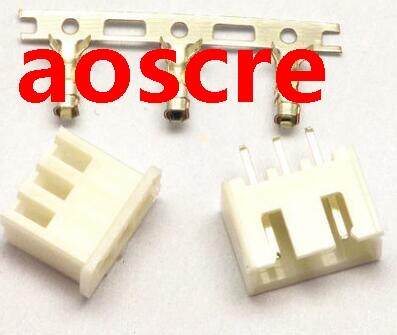 1000pcs 3 Pin Connector leads Heade 2.54mm XH-3P Kit