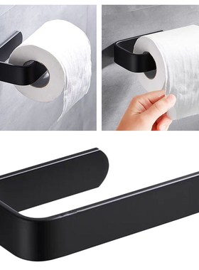 Acrylic Toilet Paper Holder Tissue Rack Wall Mounted Bathroo