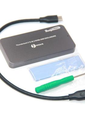 SSD Case Thunderbolt 3 M.2 NVME Enclosure Mobile Box Case NV