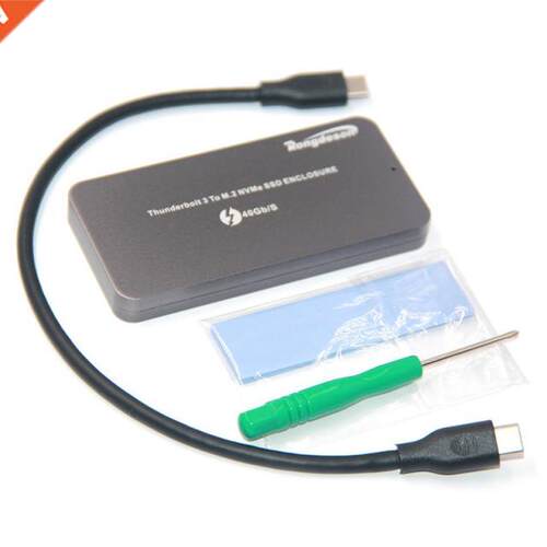 SSD Case Thunderbolt 3 M.2 NVME Enclosure Mobile Box Case NV