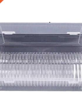 46 mm Coin Capsules Plastic Round Coin Holder Case and 7Size