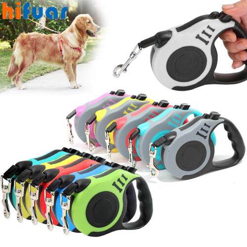 Dog Leash 3m 5m Durable Leash Automatic Retractable Nylon Ca