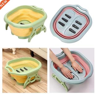 Collapsible Plastic Foot Soaking Tub Bucket Bowl Foot Spa S