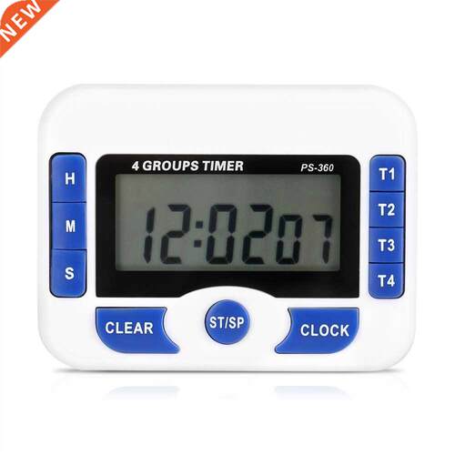 ABS 4-Channel ndependent Group Tmer Countdown Magnetc Kt