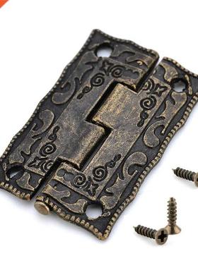 10PCS Antique Bronze Hinges Cabinet Door Drawer Decoration V