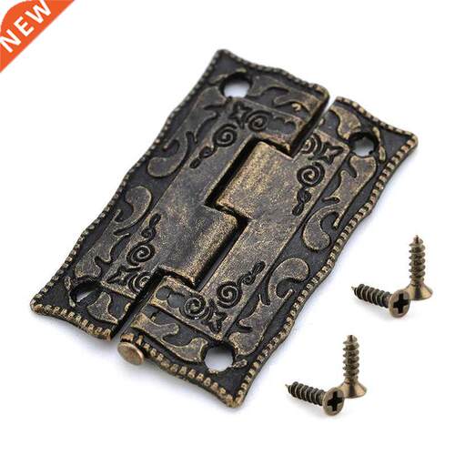 10PCS Antique Bronze Hinges Cabinet Door Drawer Decoration V