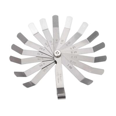 1pc Metric 16 Blades Feeler Gauge Measuring Tools 0.05-1.00m