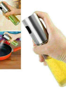 Glass Oil Pump Spray Bottle Olive Can Tool Pot Cooking Kitch