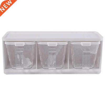 Vertically Rotatable Storage Seasoning Boxes Spice Jar Bottl