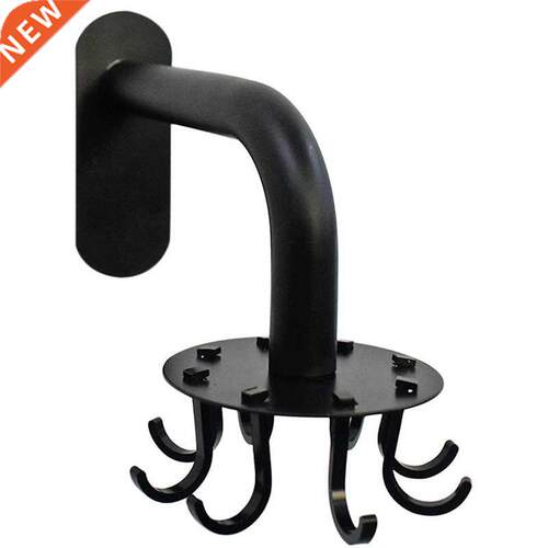 Stainless Steel Black Rotating Hook Kitchenware Wall Mount S