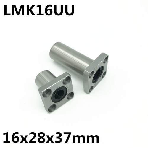 2pcs LMK16UU for 16mm shaft linear bearing square flange bal