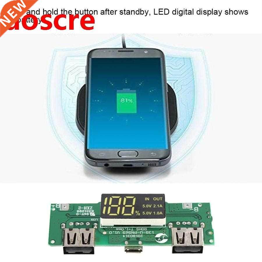 Dual USB 5V 2A Battery Charger PCB Power Module 19-U-PN969