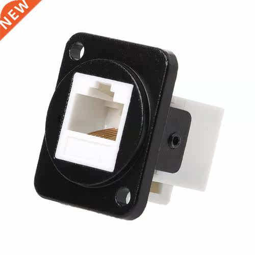 RJ45 Network Connector Metal Panel Socket D Type Mounting CA