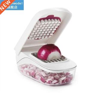 1pc Vegetable Chopper Plastic Manual Onion Cutter Chopper Sa