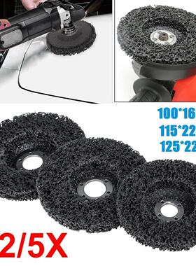 1pc Poly Strip Disc 125mm Grit Polishing Grinding Wheel Pad