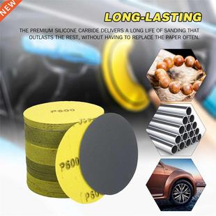 Sanding Discs Pack 4.5in Loop Assorted Hook Sander Sandpaper
